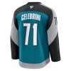 Miesten NHL San Jose Sharks Pelipaita 2025-26 Fanatics Premium Macklin Celebrini Alternate Teal